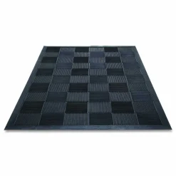 Guardian Parquet Scraper Mat, Black Blade Ribbed Rubber Surface, 36