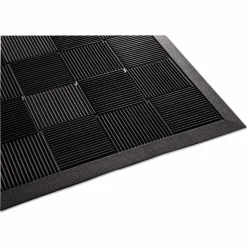 Guardian Parquet Scraper Mat, Black Blade Ribbed Rubber Surface, 36