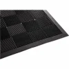Guardian Parquet Scraper Mat, Black Blade Ribbed Rubber Surface, 24" x 36"
