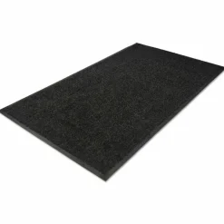 Guardian Platinum Series Walk-Off Indoor Wiper Mat, Rectangular, Black Carpeted Surface, 36" x 60"