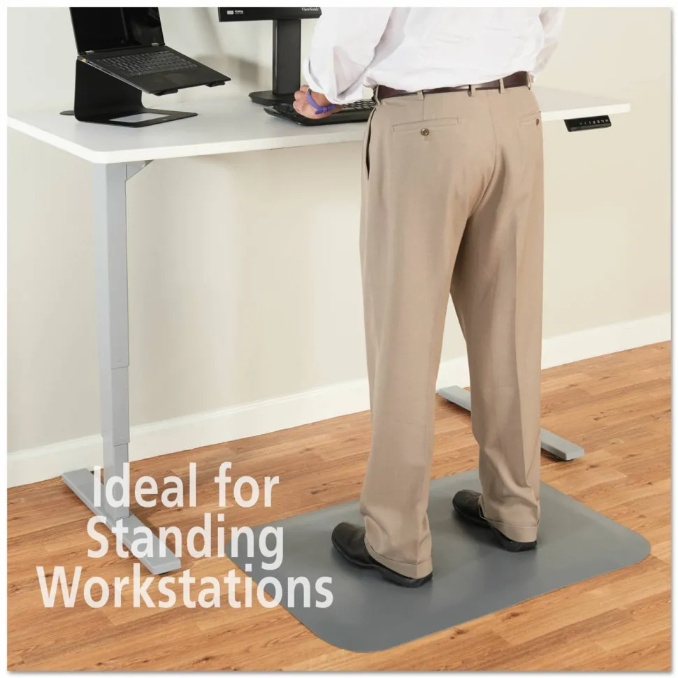 Guardian Pro Top Anti-Fatigue Mat, Rectangular, Gray Closed Cell Surface, 24" x 36"