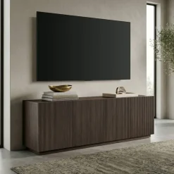 Halifax Rectangular Fluted TV Stand for TV's up to 75