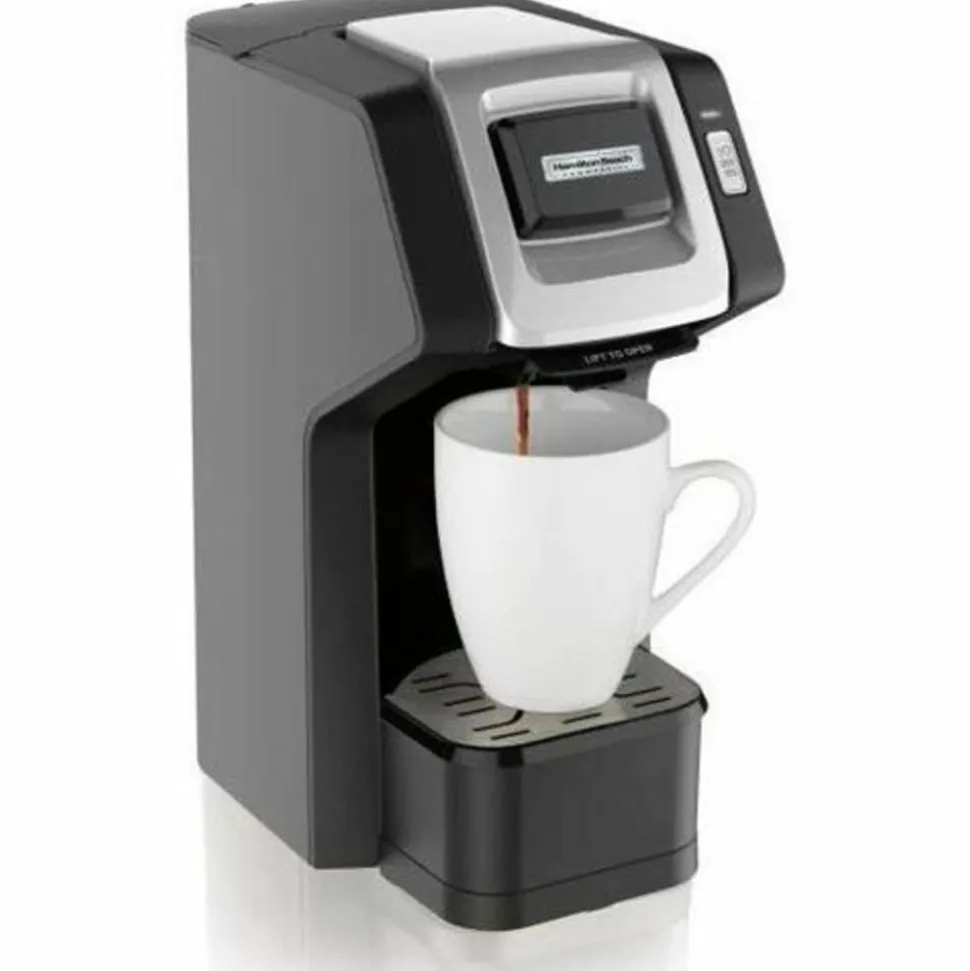 Hamilton Beach Commercial Hospitality Single-Serve Coffee Maker, Black, 1 Cup, Single Serve, Total Qty 1