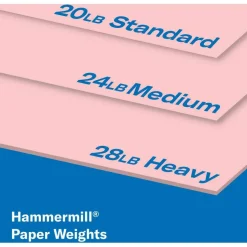Hammermill Colors Color Multi-Use Printer & Copy Paper, 1 Ream, Pink, Letter (8.5