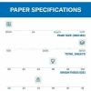 Hammermill Fore MP Multi-Use Printer & Copy Paper, White, Letter (8.5" x 11"), 24 Lb, 5000 Sheets Per Case, 96 Brightness