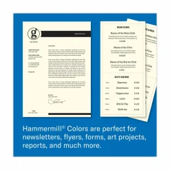 Hammermill Fore Super-Premium Color Copy Paper, 1 Ream, Pink, Legal (8.5