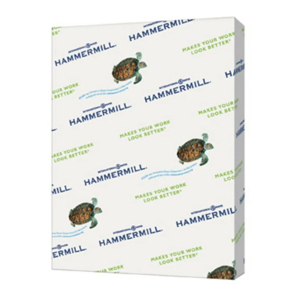Hammermill Fore Super-Premium Color Copy Paper, 1 Ream, Canary, Letter (8.5" x 11"), 500 Sheets Per Ream, 20 Lb, 30% Recycled