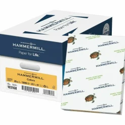 Hammermill Fore Super-Premium Color Copy Paper, 1 Ream, Gold, Letter (8.5