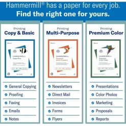 Hammermill Great White Copy Paper, White, Letter (8.5
