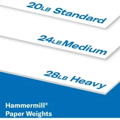 Hammermill Great White Copy Paper, White, Legal (8.5" x 14"), 500 Sheets Per Ream, 20 Lb, 92 Brightness, 30% Recycled