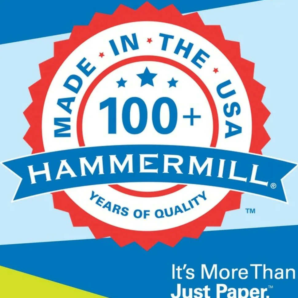 Hammermill Multi-Use Printer & Copy Paper, White, Letter (8.5" x 11"), 500 Sheets Per Ream, 20 Lb, 92 Brightness, 105620