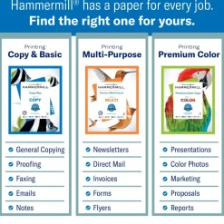 Hammermill Premium Color Copy Paper - White 100 Brightness - Letter - 8 1/2