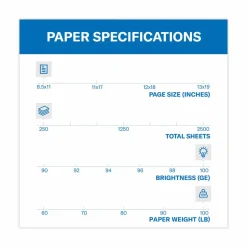 Hammermill Premium Color Copy Cover, 100 Bright, 100 lb Cover Weight, 8.5 x 11, 250 Sheets/Pack, 6 Packs/Carton