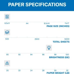 Hammermill Premium Multi-Use Printer & Copy Paper, White, Letter (8.5