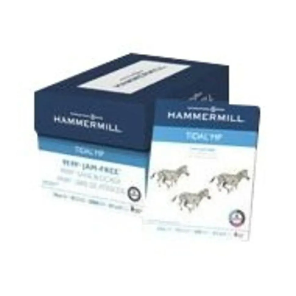 Hammermill Tidal Multi-Use Printer & Copy Paper, White, Letter (8.5" x 11"), 5000 Sheets Per Case, 20 Lb, 92 Brightness