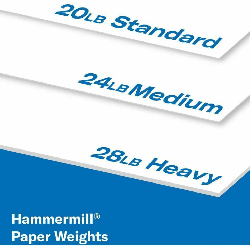 Hammermill Tidal Multi-Use Printer & Copy Paper, White, Letter (8.5" x 11"), 5000 Sheets Per Case, 20 Lb, 92 Brightness