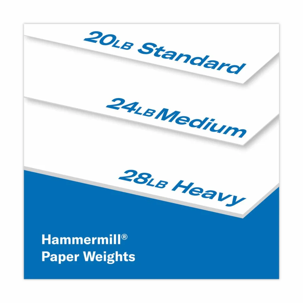 Hammermill Tidal Print Paper, 92 Bright, 20 lb Bond Weight, 8.5 x 11, White, 500 Sheets/Ream, 8 Reams/Carton