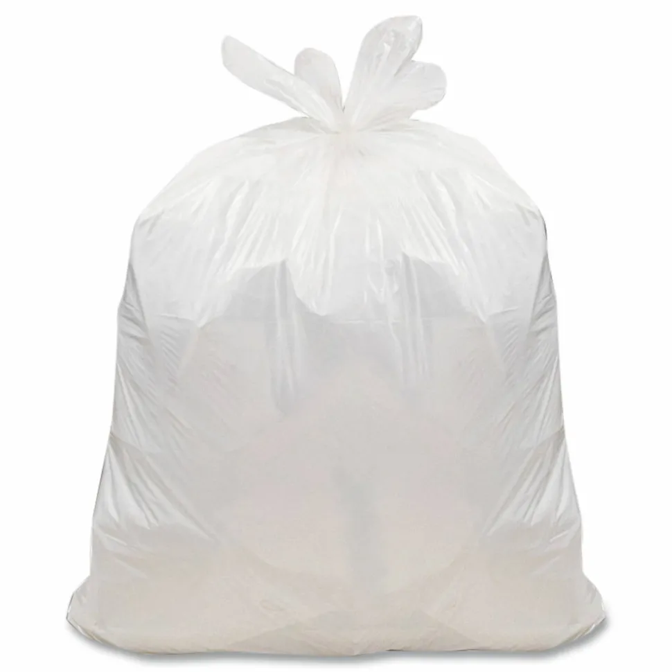 Handi-Bag Super Value Pack Can Liners, 8 gal, 0.6 mil, 22" x 24", White, 130/Box