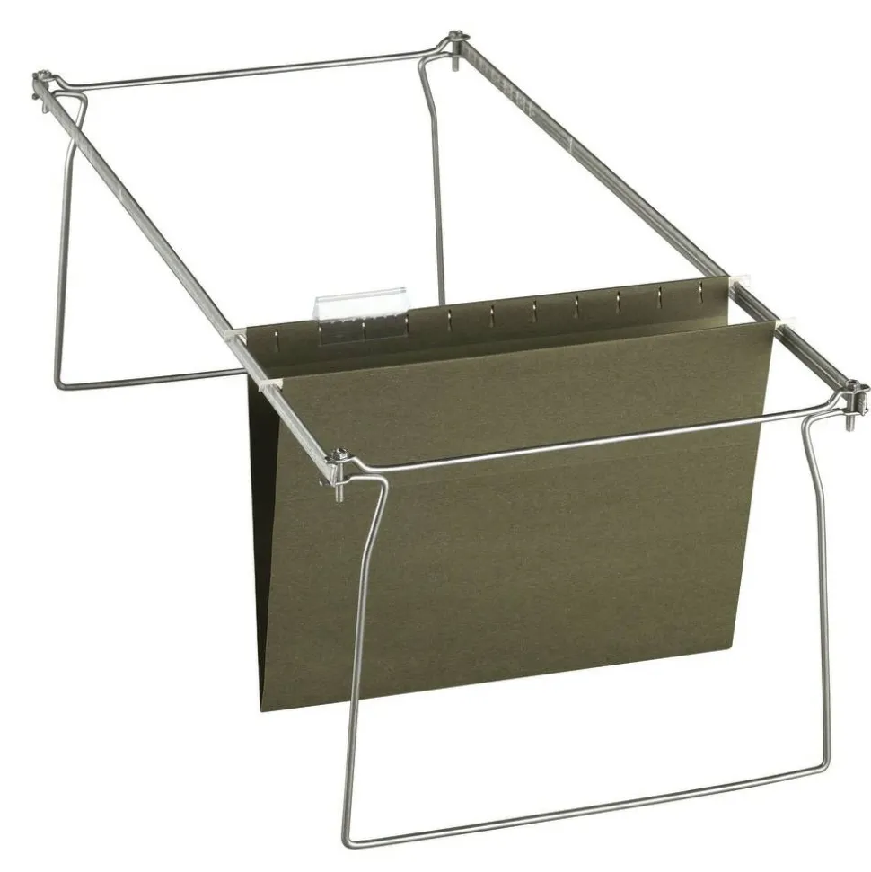 Hanging File Folder Frames, Letter Size, Pack Of 6 Folder Frames