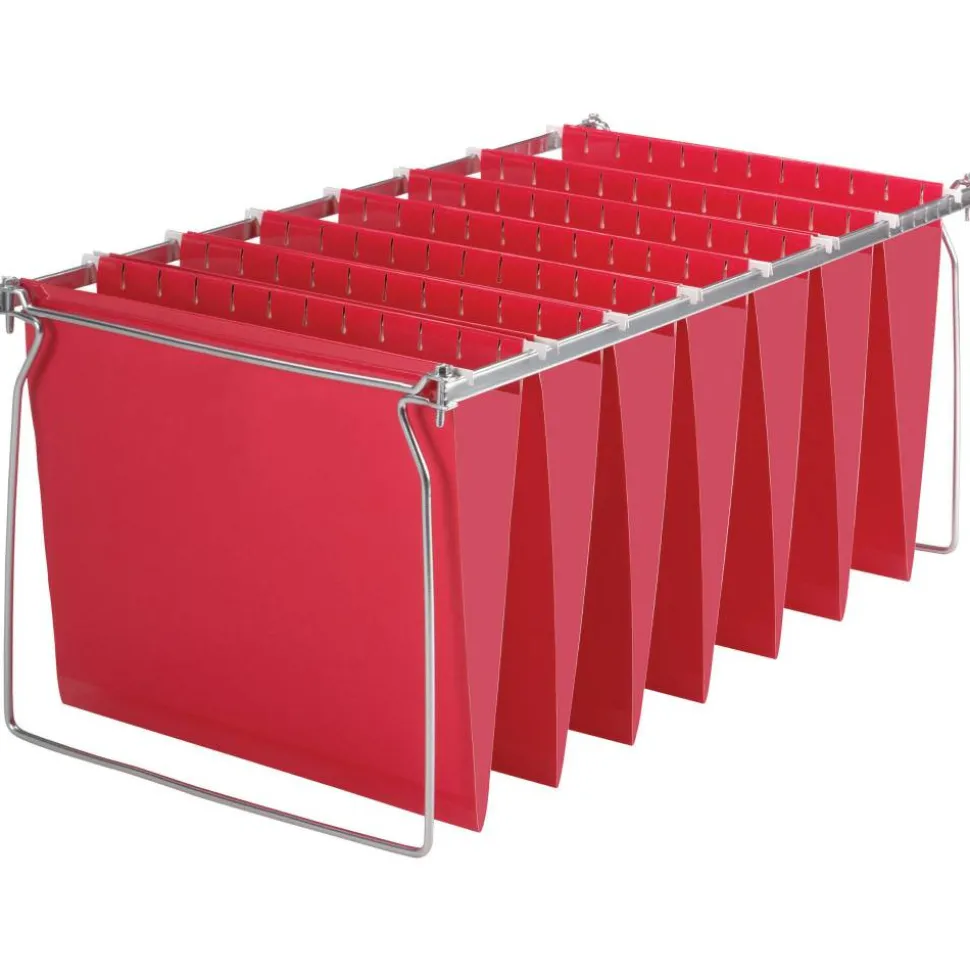 Hanging File Folder Frames, Letter Size, Pack Of 6 Folder Frames