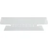 Hanging Folder Tabs, 3 1/2", 1/3 Cut, Clear, Pack Of 25