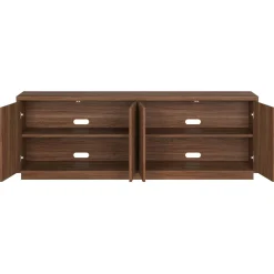 Hanson Rectangular TV Stand for TV's up to 75" in Satin Walnut