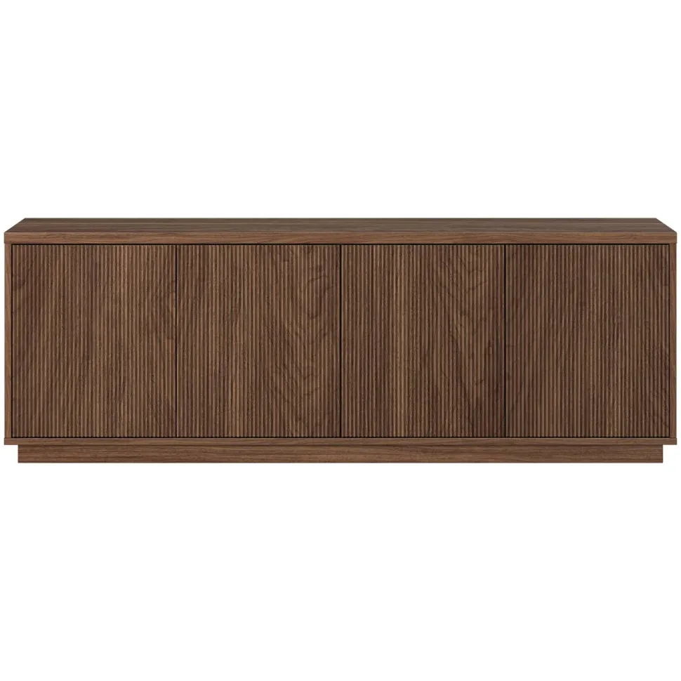 Hanson Rectangular TV Stand for TV's up to 75" in Satin Walnut