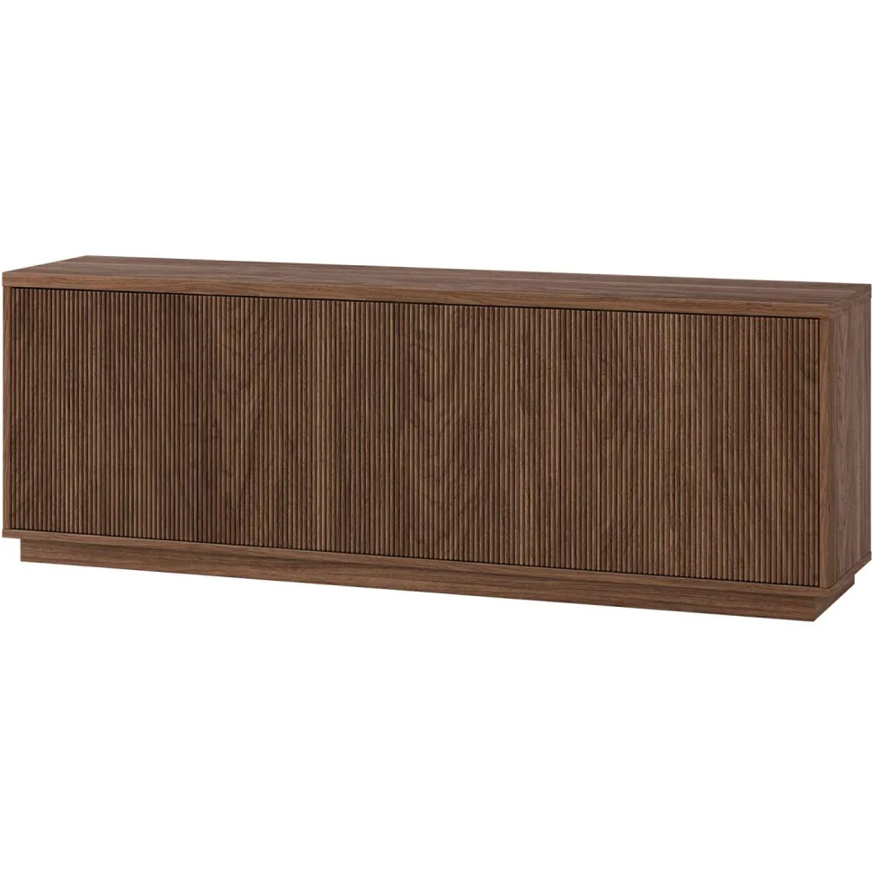 Hanson Rectangular TV Stand for TV's up to 75" in Satin Walnut