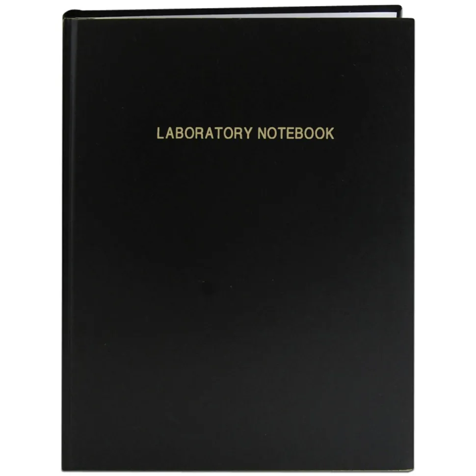 Hard Cover Lab Book, 4x4 Graph, 144 Pages, Case of 12