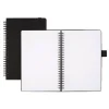 Hard Cover Premium Business Notebook, Junior, 5 1/2" x 8 1/2", 1 Subject, Narrow Ruled, 120 Pages (60 Sheets), Black