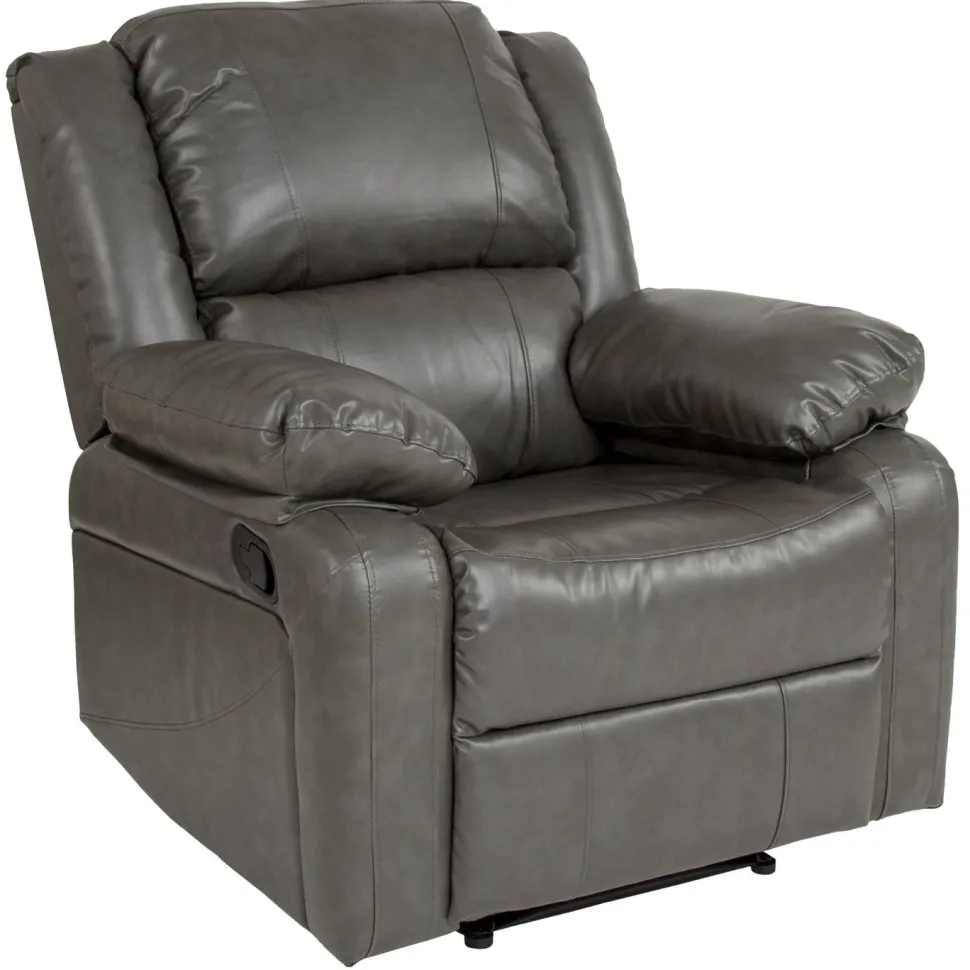 Harmony Series Gray LeatherSoft Recliner