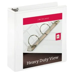 Heavy-Duty Nonstick View 3-Ring Binder, 3