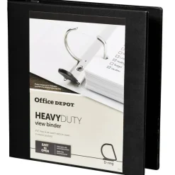 Heavy-Duty View 3-Ring Binder, 1 1/2