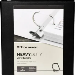 Heavy-Duty View 3-Ring Binder, 1 1/2
