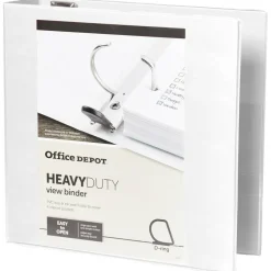 Heavy-Duty View 3-Ring Binder, 3