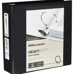 Heavy-Duty View 3-Ring Binder, 3