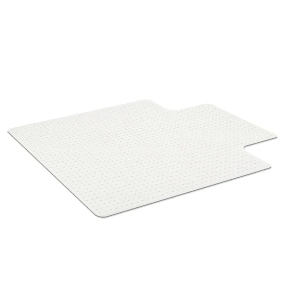 Heavy Duty Chair Mat for Carpet with Lip, Ramped Edge, 36" x 48", Clear