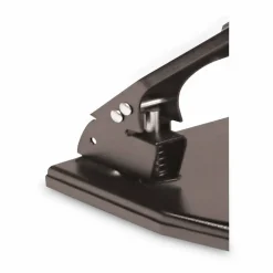 Heavy-Duty 3-Hole Paper Punch, Black