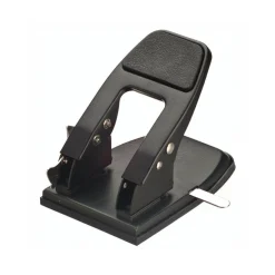 Heavy-Duty 2-Hole Punch, Black