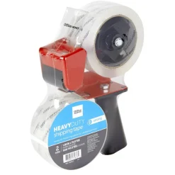 Heavy Duty Shipping Packing Tape With Tape Gun, 1.89