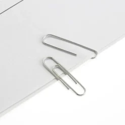 Heavy Gauge Paper Clips, No. 1, Small, Silver, Pack Of 5 Boxes, 100 Clips Per Box, 500 Total