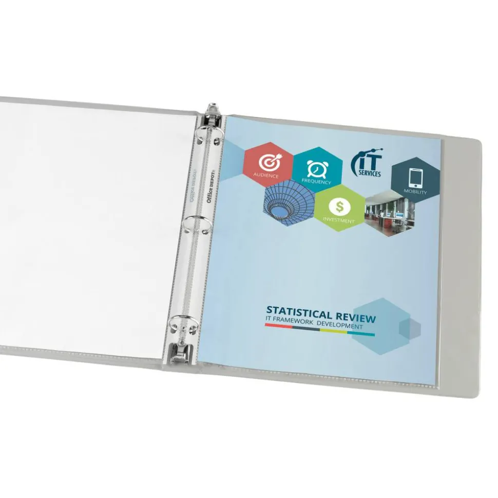 Heavyweight Sheet Protectors, 8-1/2" x 11", Clear, Pack Of 100