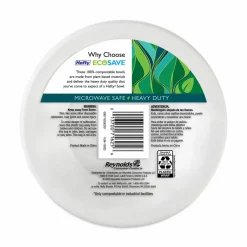 Hefty ECOSAVE Tableware, Plate, Sugarcane, 6.75
