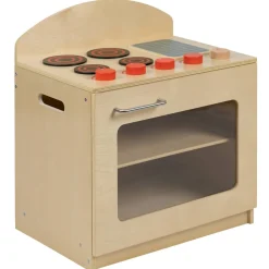 Hercules Children's Wooden Kitchen Stove for Commercial or Home Use - Safe, Kid Friendly Design