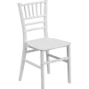 HERCULES Child's White Resin Party and Event Chiavari Chair for Commercial & Residential Use