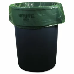 Heritage Eco Blend Max Can Liners, 60 gal Capacity, 38"x 58" Depth, 0.80 mil (20 Micron) Thickness, 100 Count - L7658TEER1