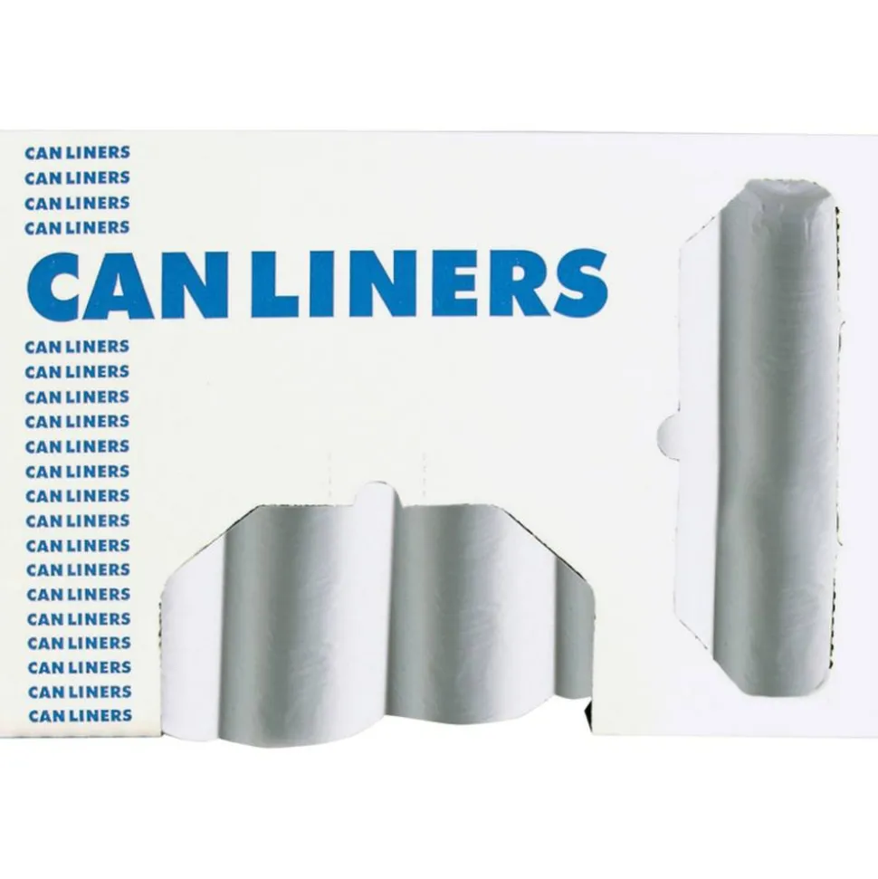 Heritage 0.01 mil Trash Bags, 5 gal, 17"H x 17"W, Natural, 50 Bags Per Roll, Case Of 40 Rolls