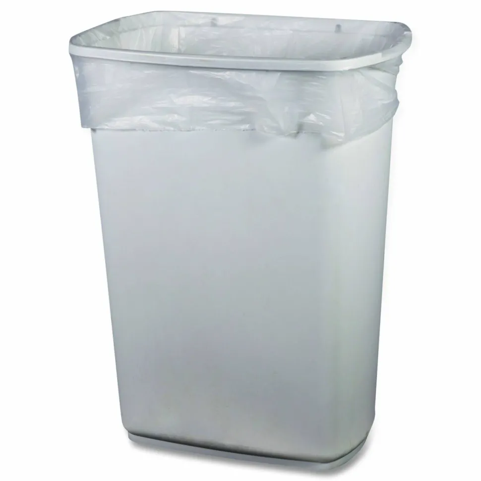 Heritage 0.01 mil Trash Bags, 5 gal, 17"H x 17"W, Natural, 50 Bags Per Roll, Case Of 40 Rolls