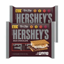 Hershey's Milk Chocolate Bar, 1.55 oz Bar, 6 Bars/Pack, 2 Packs/Box