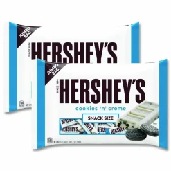 Hershey's Snack Size Bars, Cookies n Creme, 17.1 oz Bag, 2/Pack